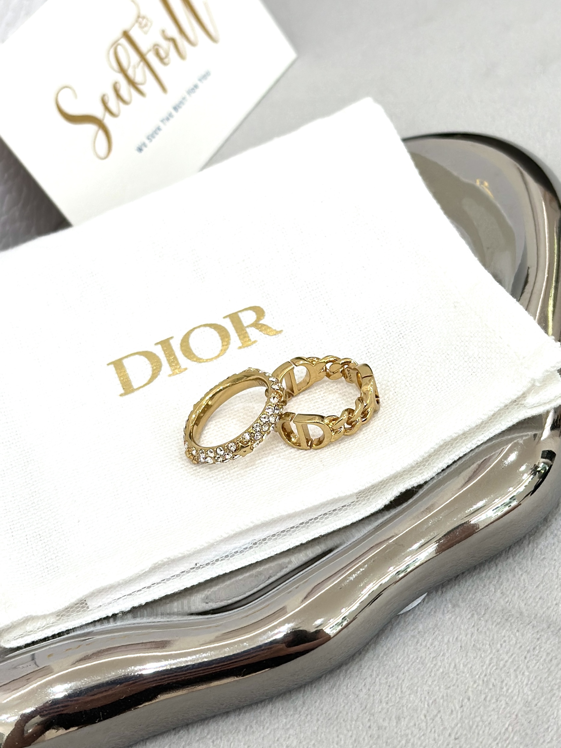 DIOR Petit CD Ring Set R1287