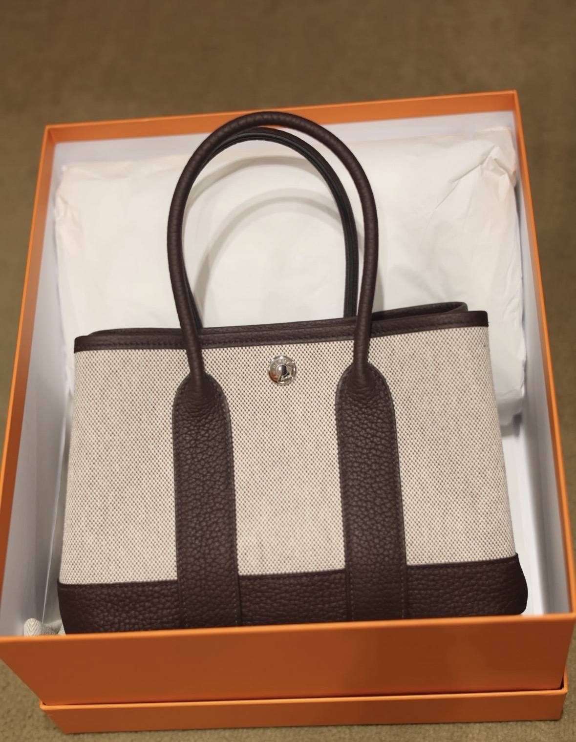 Garden party mini 0G rouge sellier canvas G