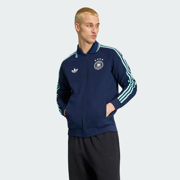 Adidas 愛迪達 Dfb A Og Jk JZ9336 男 立領外套 運動外套 休閒穿搭 深藍