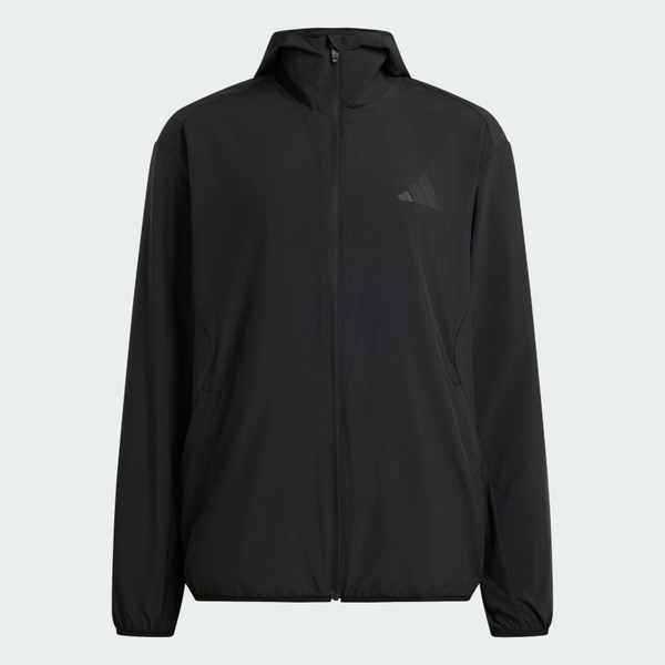 Adidas 愛迪達 Trn Wv Jkt KU8496 男 連帽外套 運動外套 吸濕排汗 黑