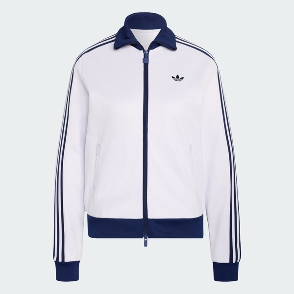 Adidas 愛迪達 Beckenbauer Tt KX4263 女 立領外套 運動外套 休閒穿搭 經典 白