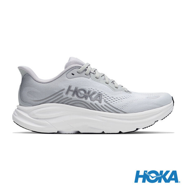Hoka Clifton 11 Wide 1177539-SDST 女 慢跑鞋 寬楦 支撐 緩震 競速 灰 銀