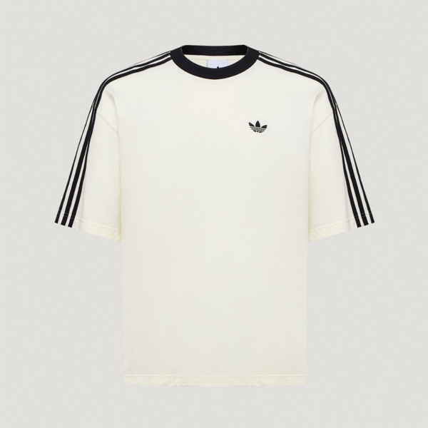 Adidas 愛迪達 Ovsz Tee U KT7777 男 T恤 運動上衣 休閒短袖 純棉 白