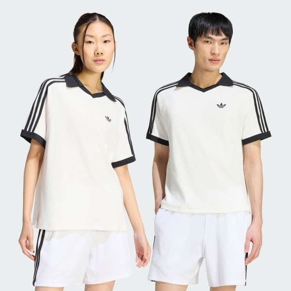 Adidas 愛迪達 Terry Polo KW7399 男女 Polo衫 運動上衣 休閒短袖 復古 白