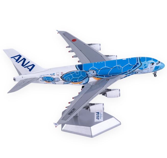 HX 1/400 全日空 A380「飛天海龜－拉尼（藍海龜）」JA381A