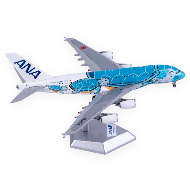 HX 1/400 全日空 A380「飛天海龜－拉尼（綠海龜）」JA382A