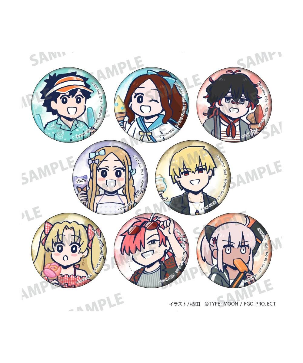 預購-「Fate／Grand Order 搞不懂的藤丸立香」集換式徽章 BOX販售【日本進口精品】