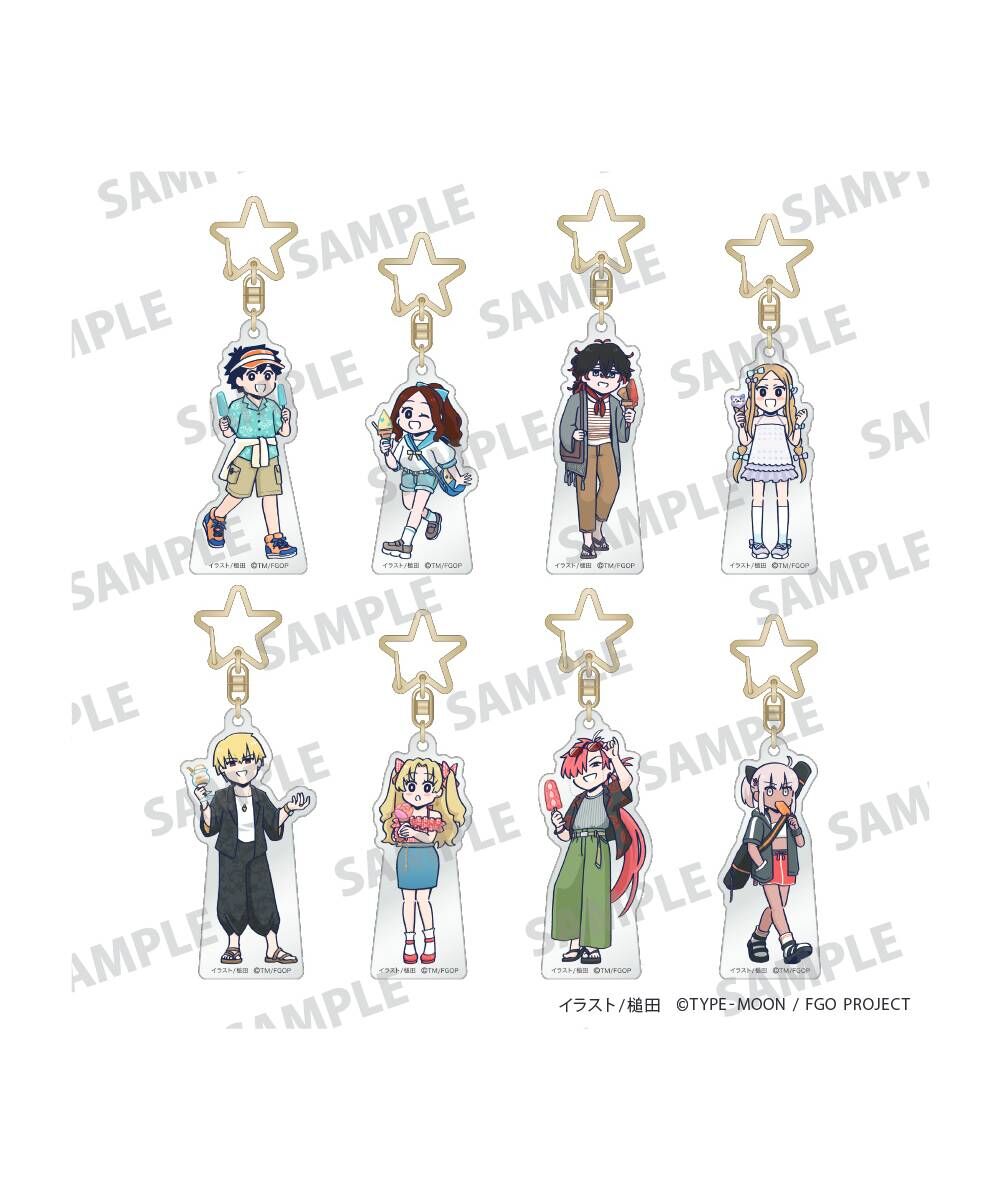 預購-「Fate／Grand Order 搞不懂的藤丸立香」集換式壓克力鑰匙圈 BOX販售【日本進口精品】
