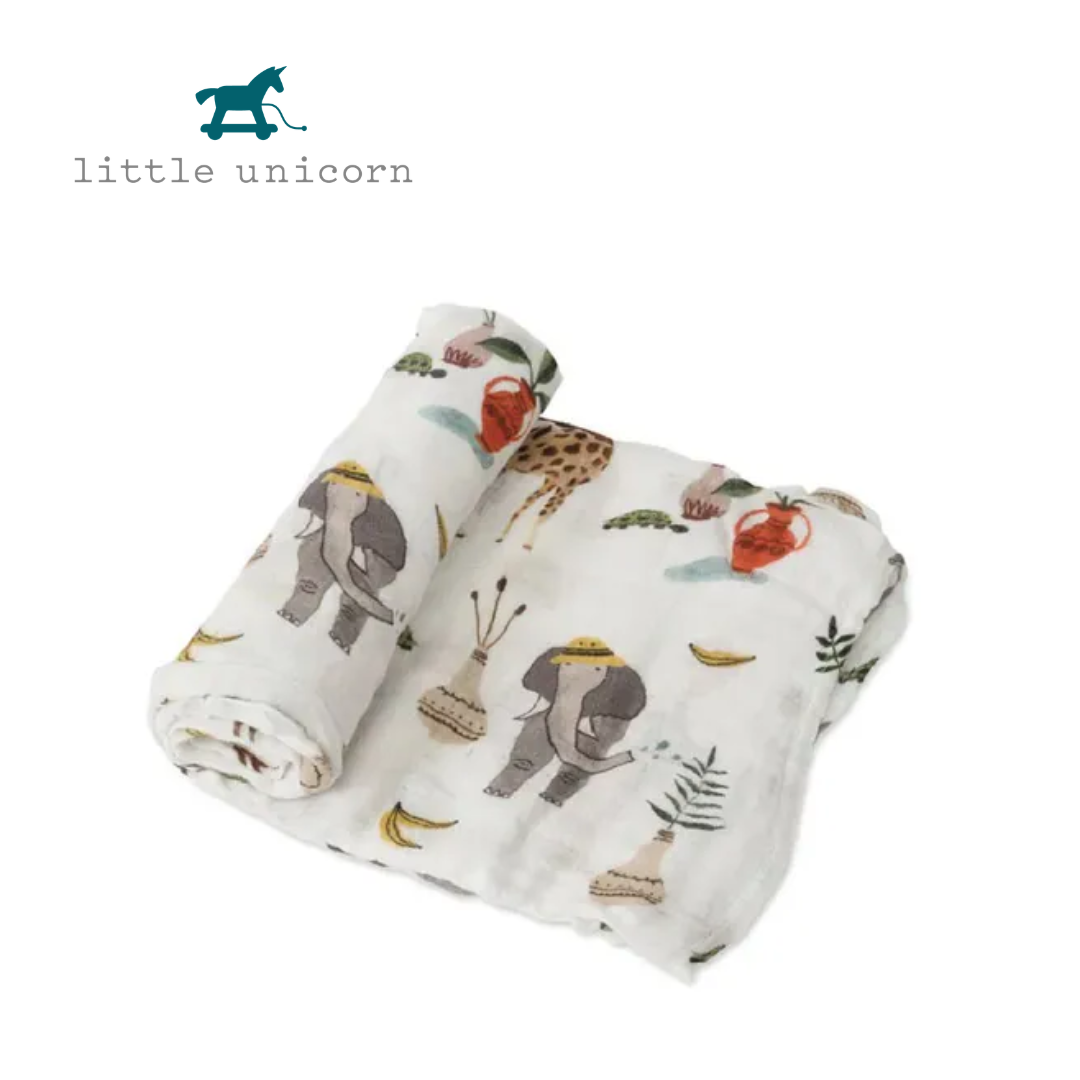 Little Unicorn 竹纖維紗布巾單入組 (多款可選)