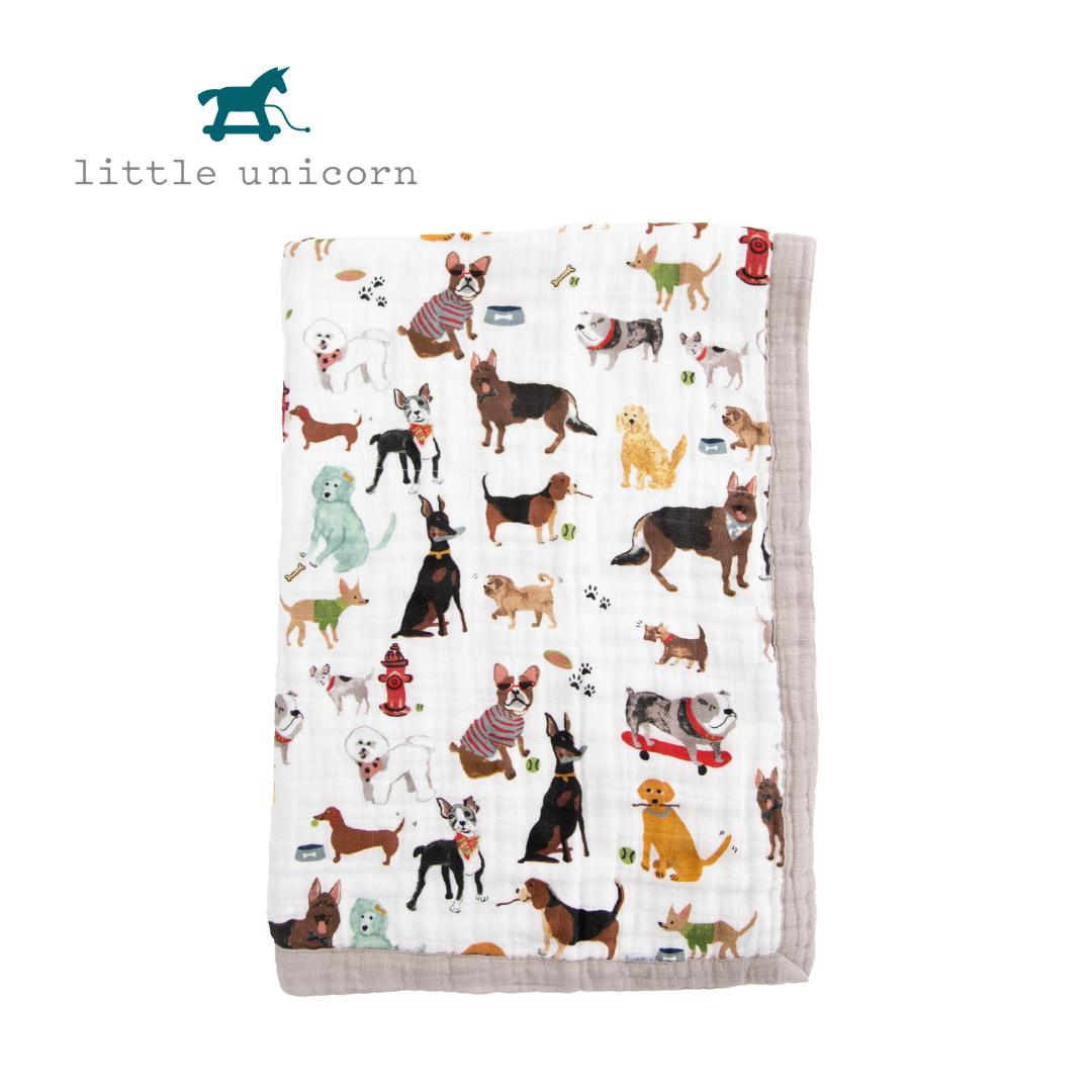 Little Unicorn 純棉寶寶毯 (多款可選)