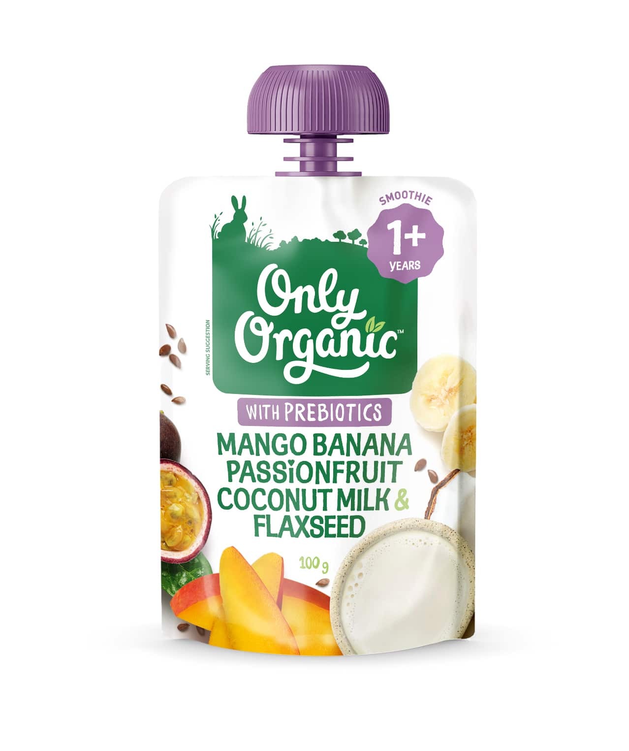 【Only Organic】Mango Banana Passion Coconut Flaxseed 100g