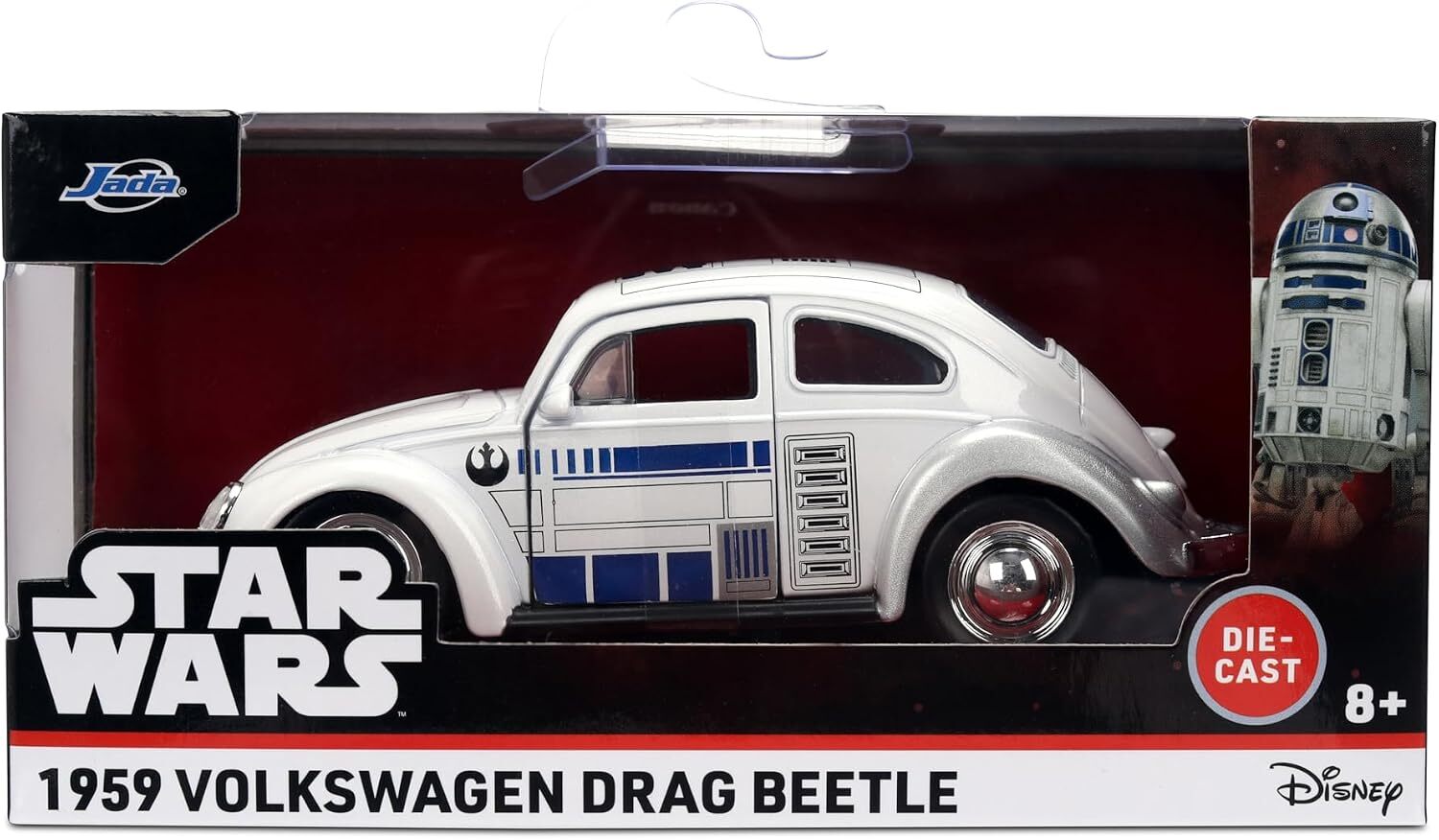 JADA 星際大戰 1:32合金車-R2-D2 1959 Volkswagen Beetle