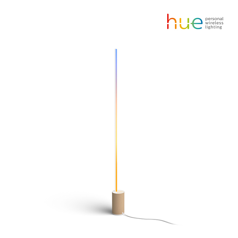 Hue Signe 漸變全彩座地燈 (木紋)