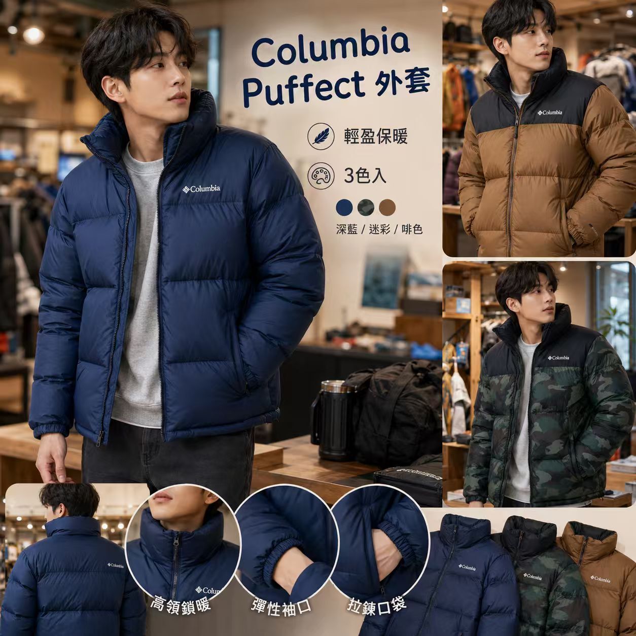 【現貨】Columbia F020407 Puffect 外套