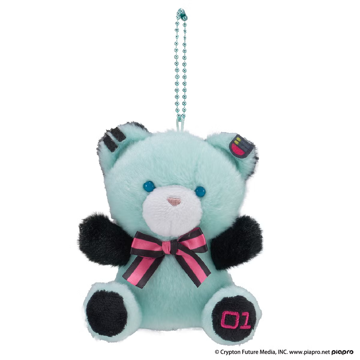 Piapro Characters 初音未來 小熊造型玩偶吊飾