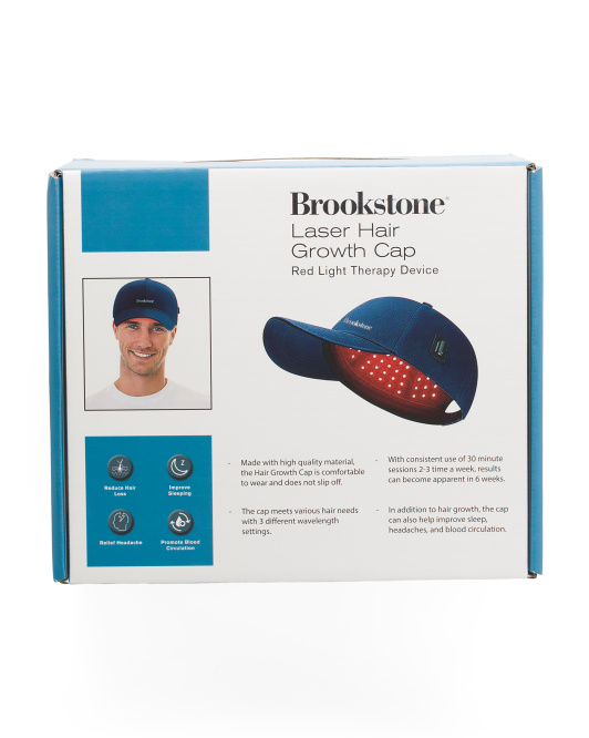 【預購】BROOKSTONE H081351 頭髮生長帽 (深藍色)