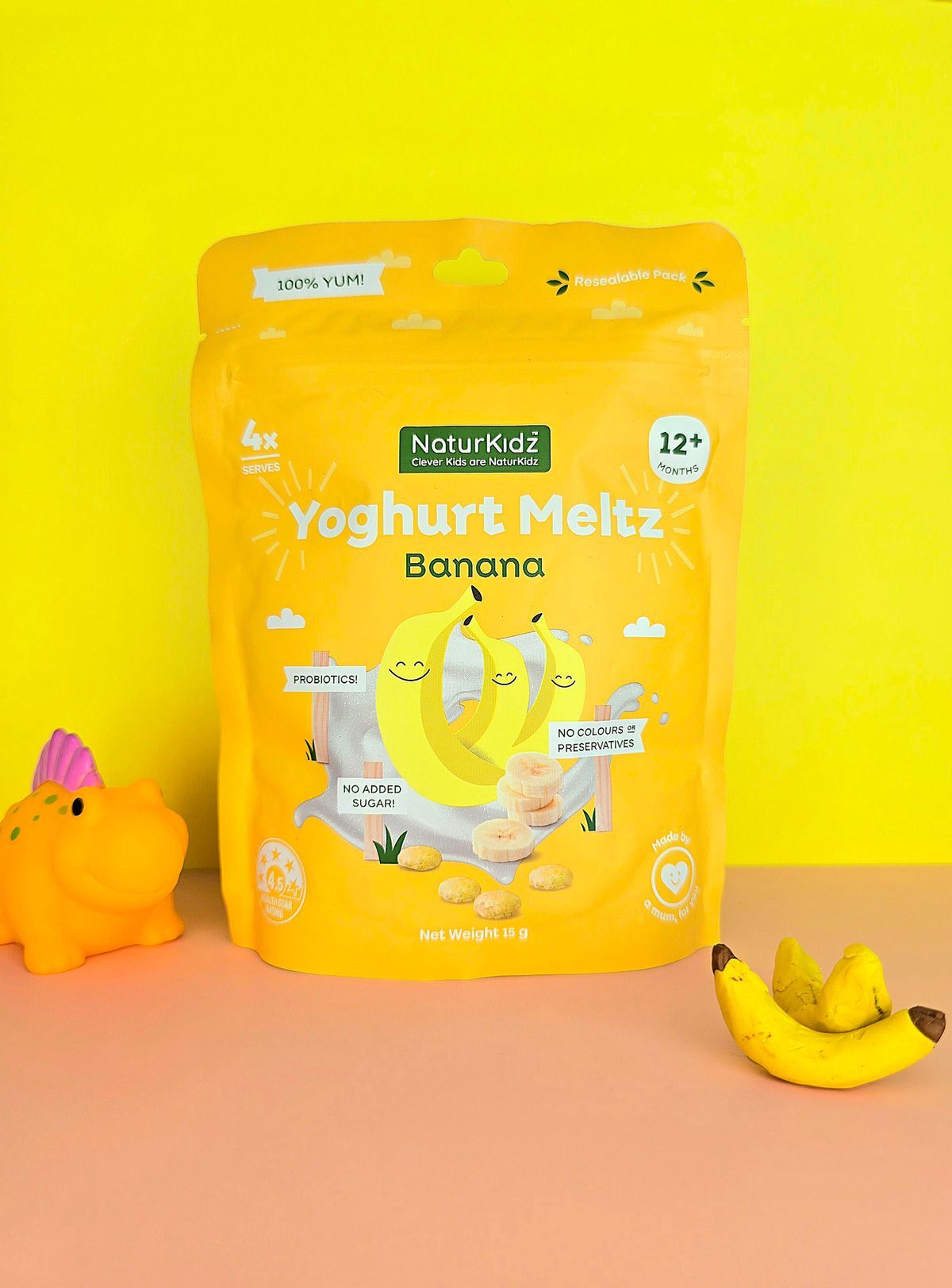 【NaturKidz】Banana Yoghurt Meltz 15g