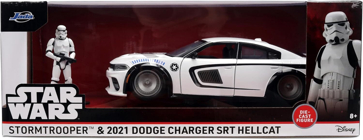 JADA 星際大戰 1:24合金車-帝國風暴兵2021 Dodge Charger (含公仔)