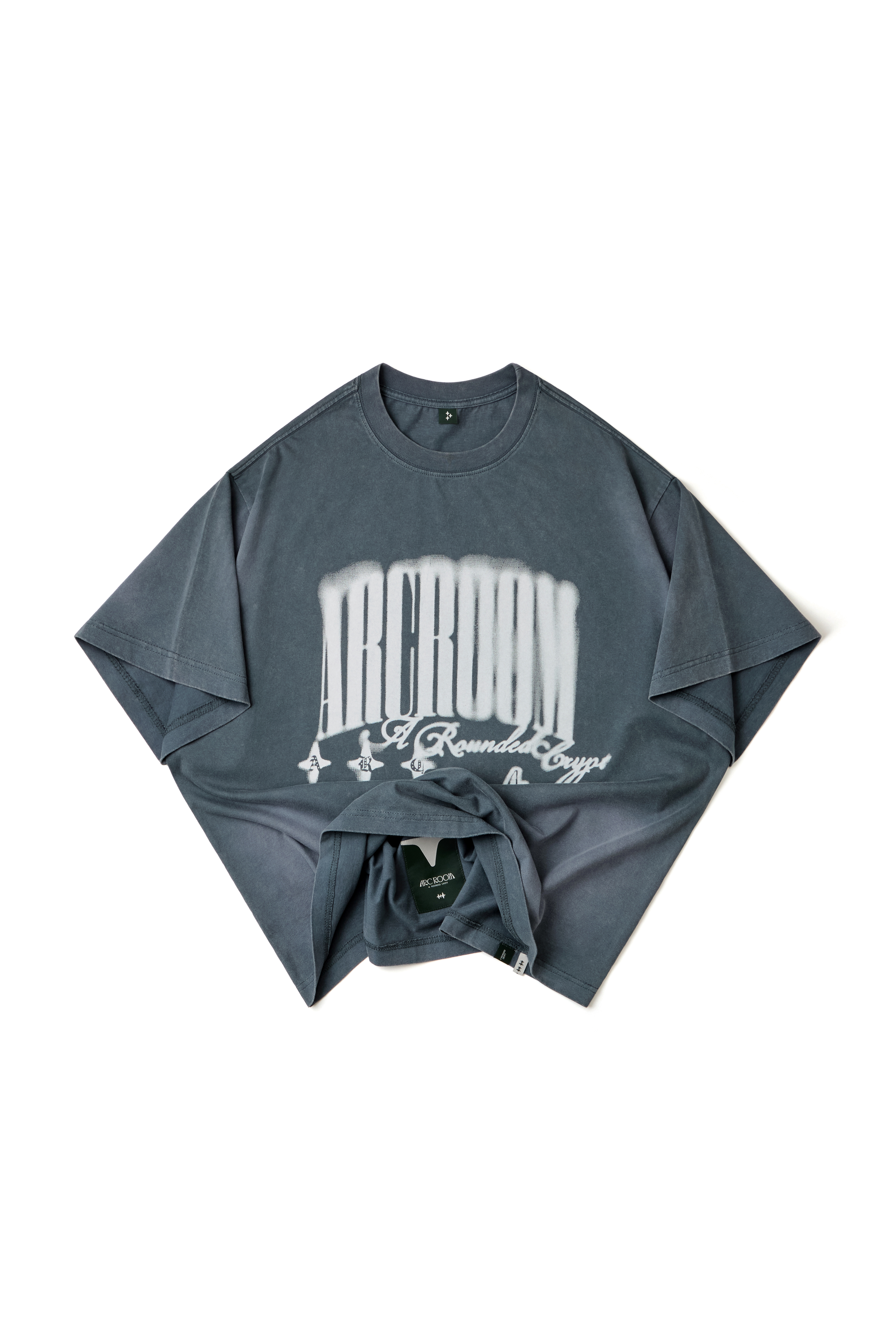 ARC DREAMER LOGO TEE - STEEL BLUE