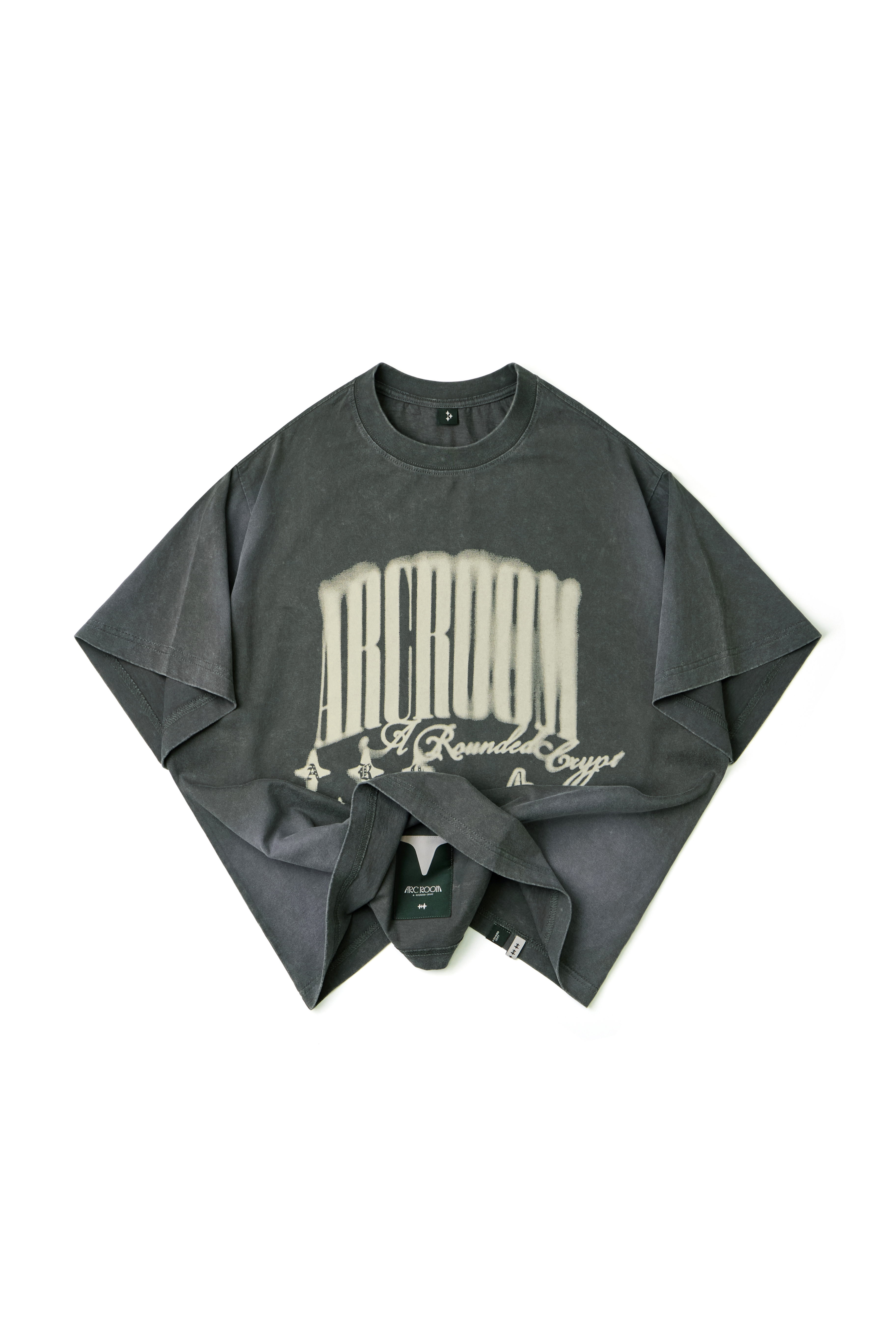 ARC DREAMER LOGO TEE - CHARCOAL