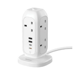 Momax 1-Plug PD35W 2A2C 7位拖板(白色) US18AUKW
