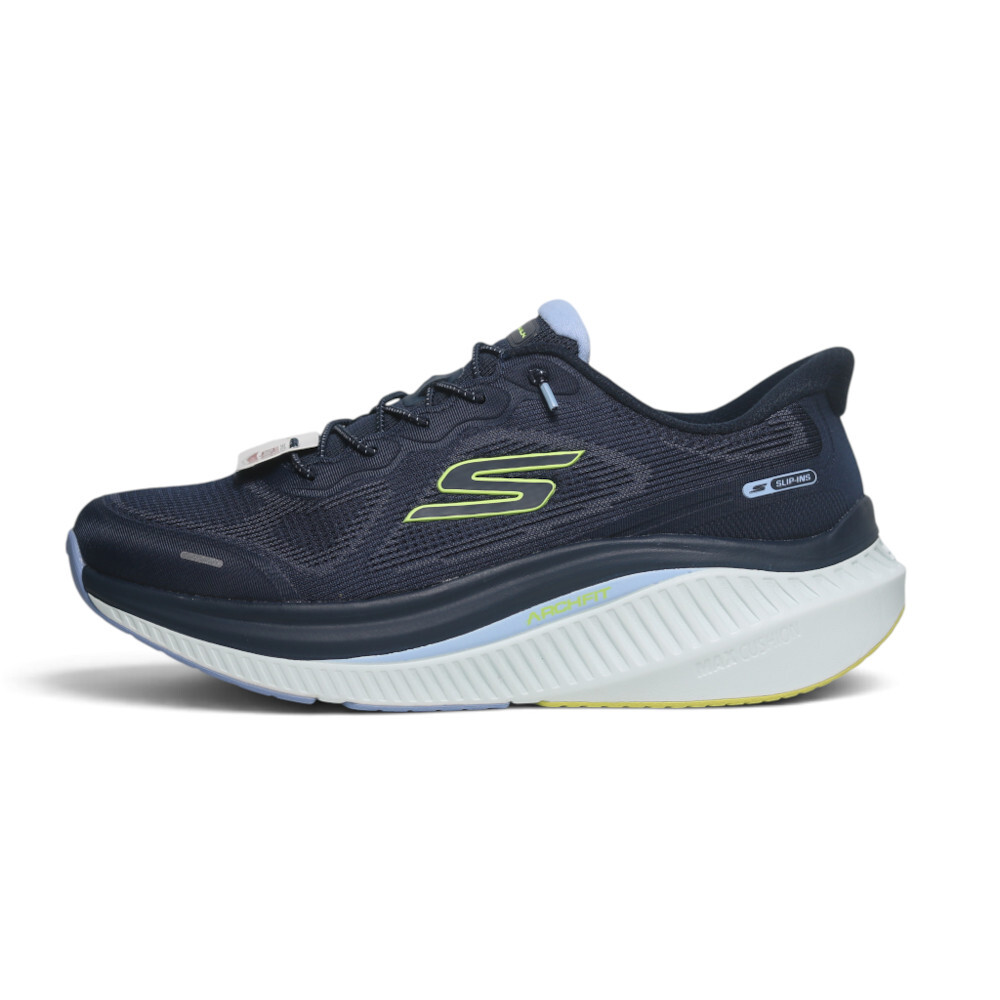 SKECHERS 休閒鞋 GO WALK 深藍 瞬穿 免綁帶 健走鞋 女 125590NVLV