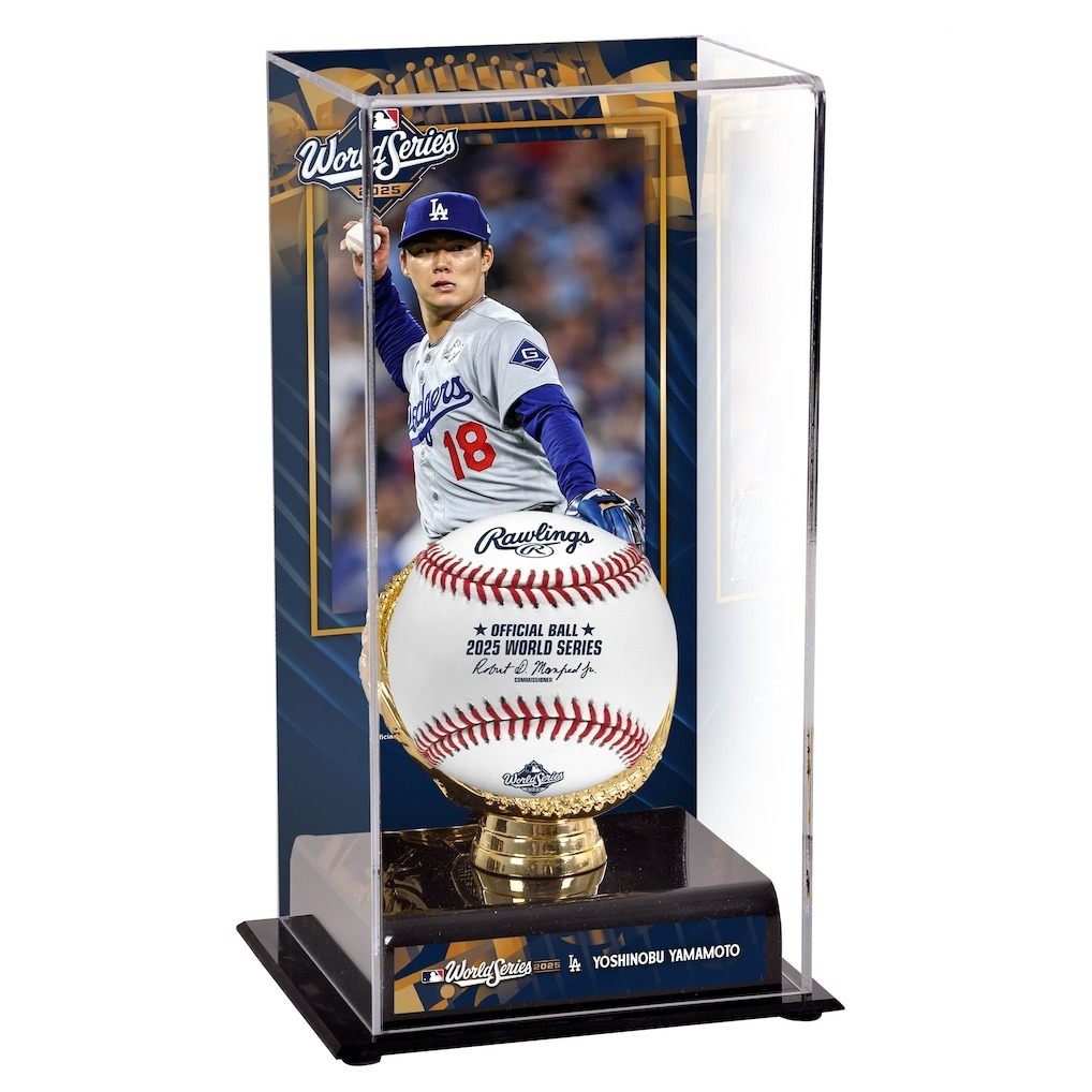 MLB配件 Yoshinobu Yamamoto 洛杉磯道奇 山本由伸 2025 世界冠軍 棒球展示盒 Fanatics Authentic 壓克力盒 全新 不含棒球