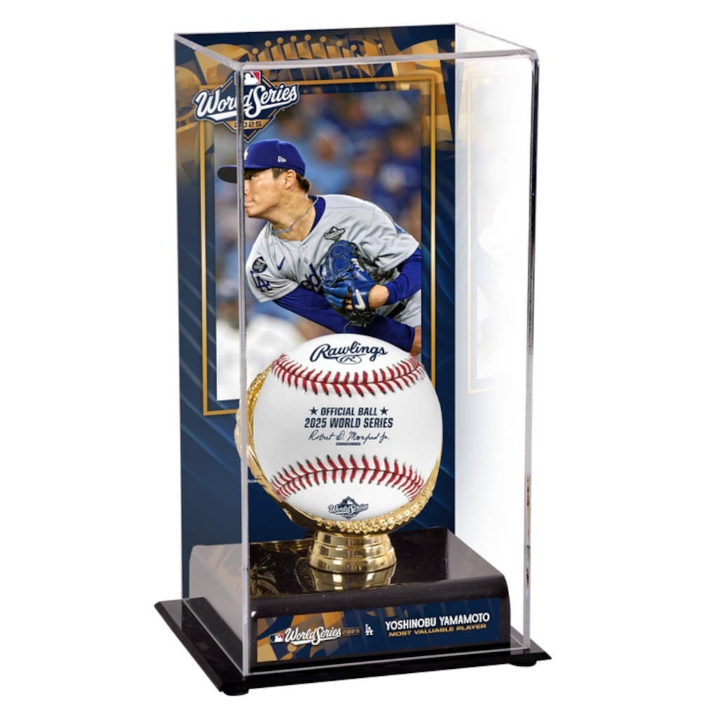 MLB配件 Yoshinobu Yamamoto 洛杉磯道奇 山本由伸 2025 世界大賽 MVP 棒球展示盒 Fanatics Authentic 壓克力盒 全新 不含棒球