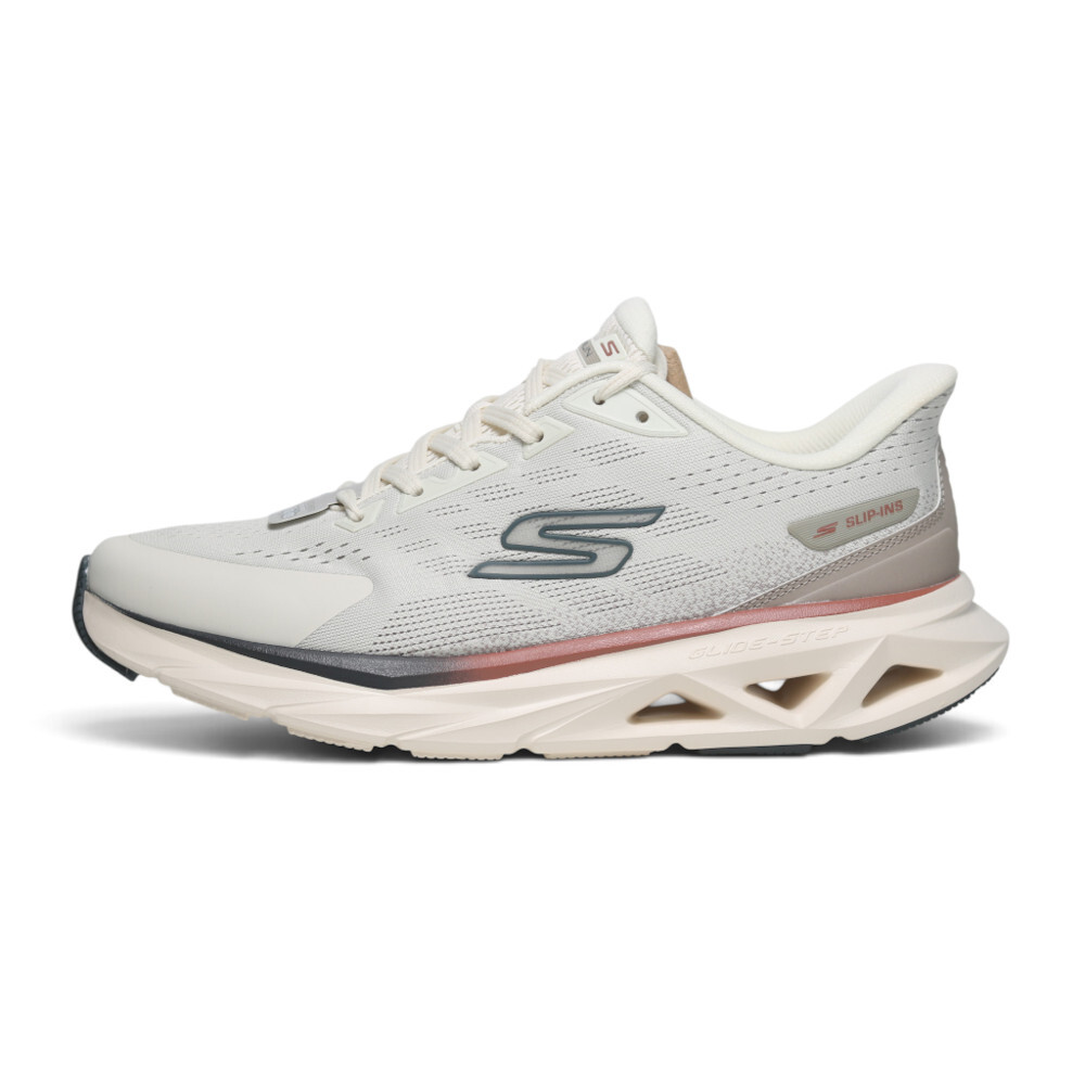 SKECHERS 慢跑鞋 GLIDE-STEP VORTEX 米白 瞬穿 運動鞋 男 221040NAT