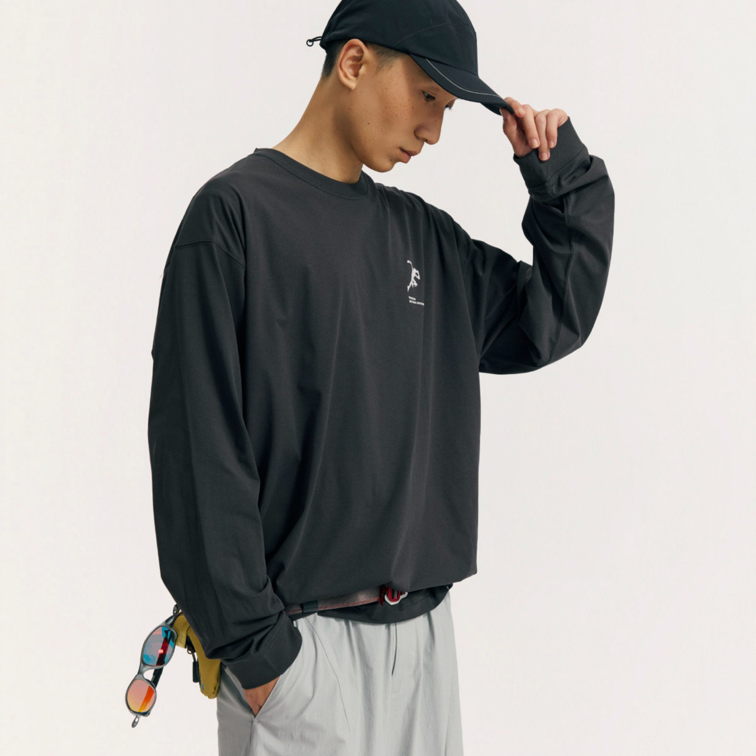 PIN SKTBS Runner Long-Sleeve 跑步人印花長Tee [P-T5126]