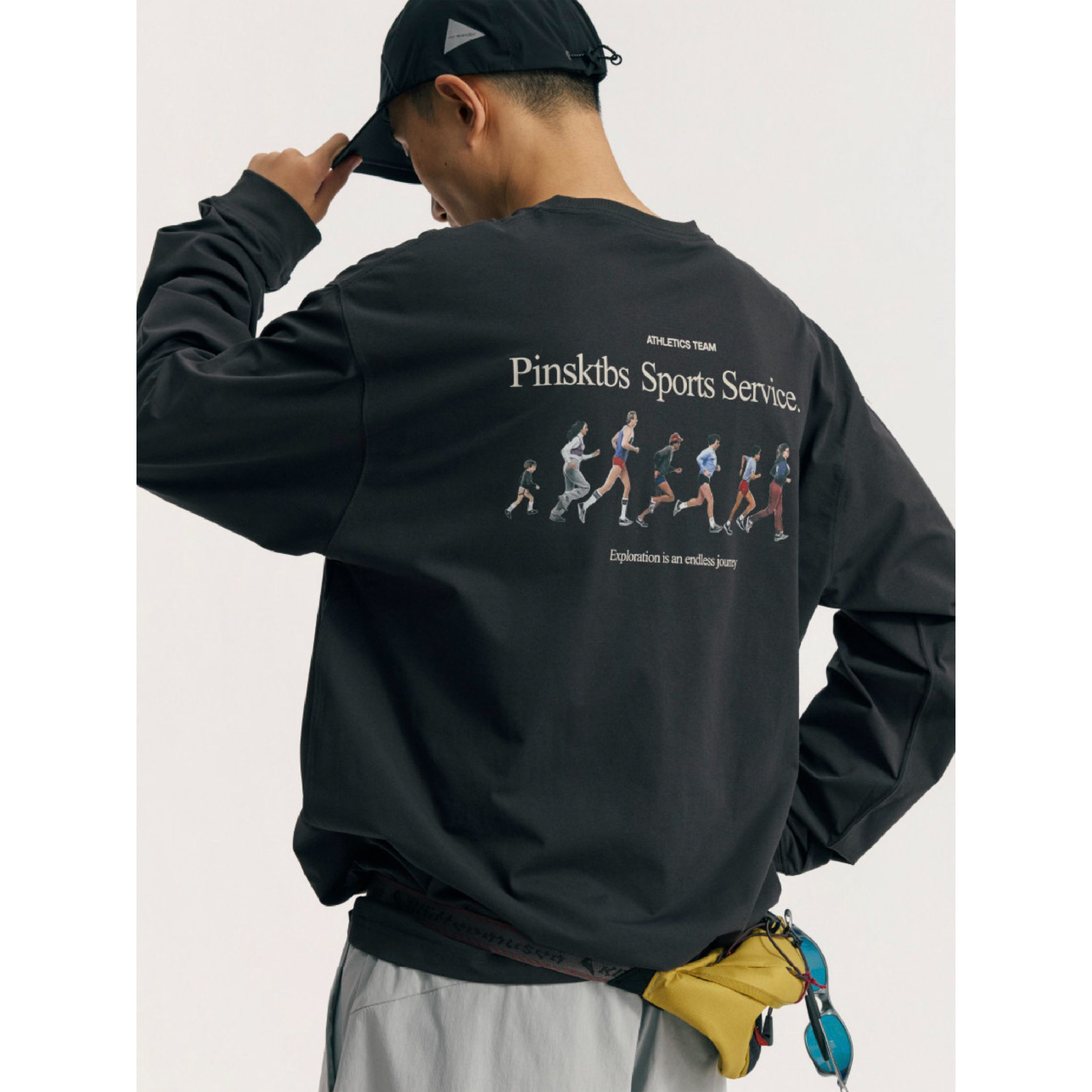 PIN SKTBS Runner Long-Sleeve 跑步人印花長Tee [P-T5126]