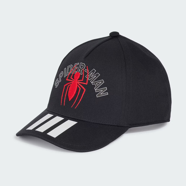 Adidas 愛迪達 Lk Mrvl Sm Cap KR2368 大童 帽 運動帽 老帽 棒球帽 蜘蛛人 黑