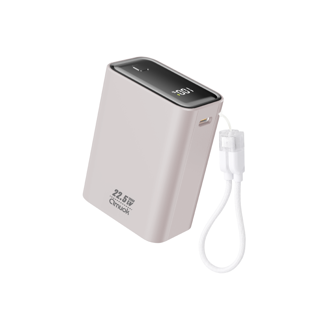 【amuok】小立方行動電源 10000 mAh 奶