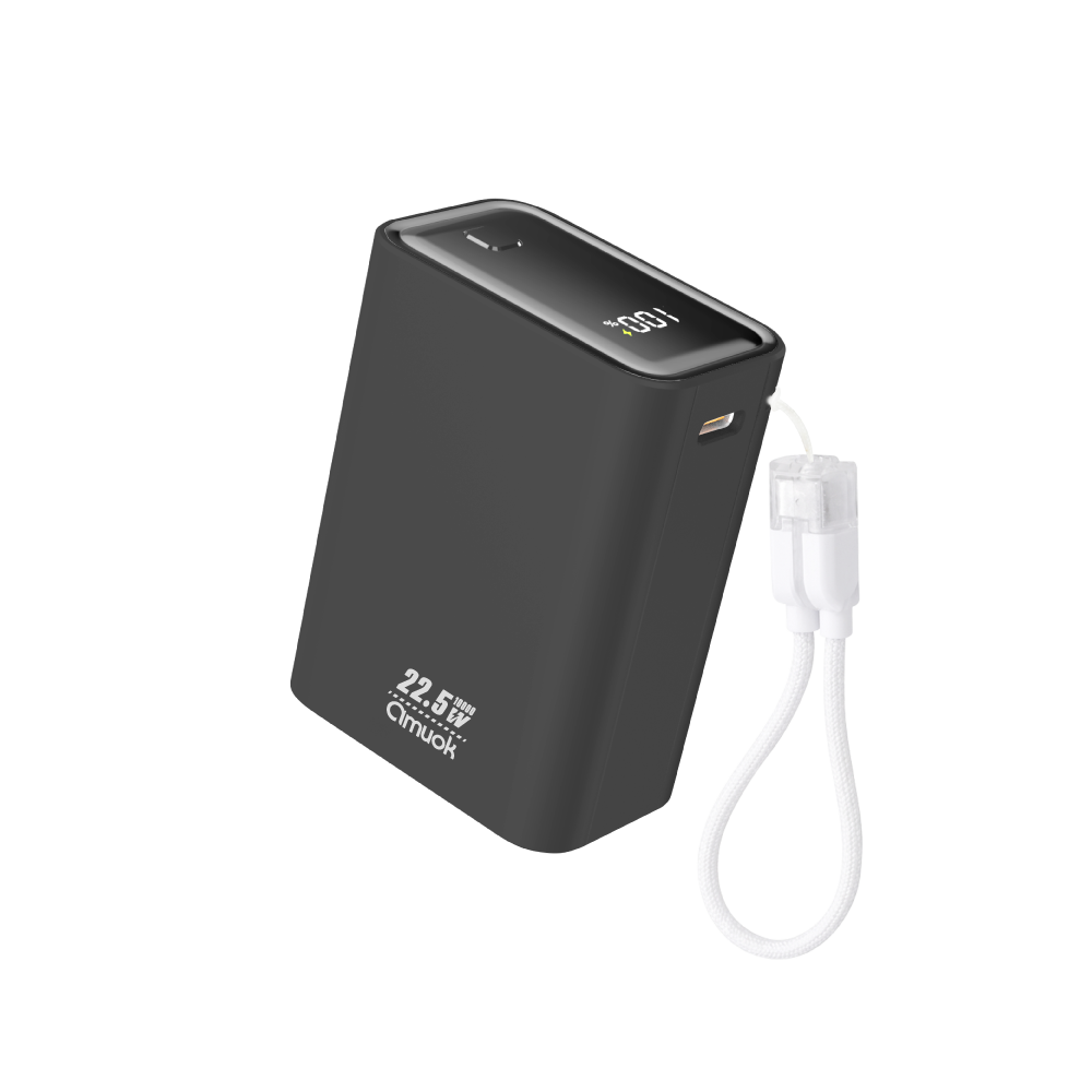 【amuok】小立方行動電源 10000 mAh 黑