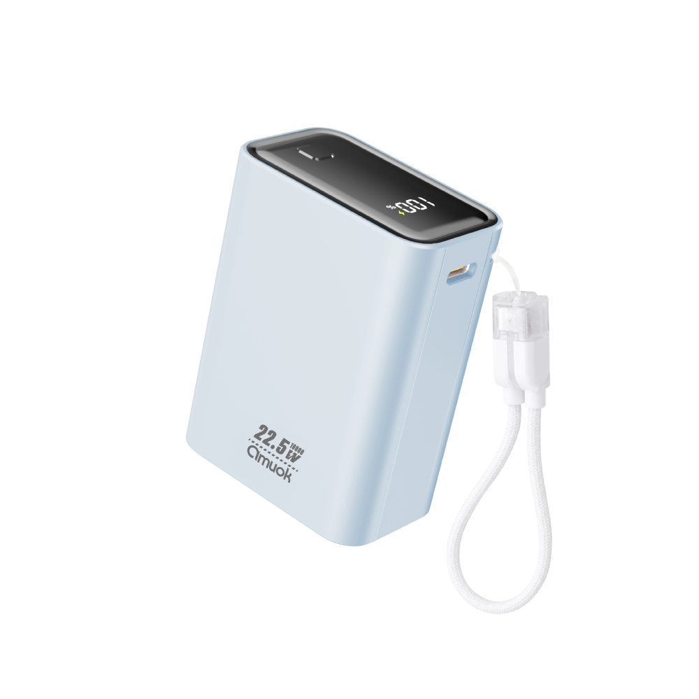 【amuok】小立方行動電源 10000 mAh 藍