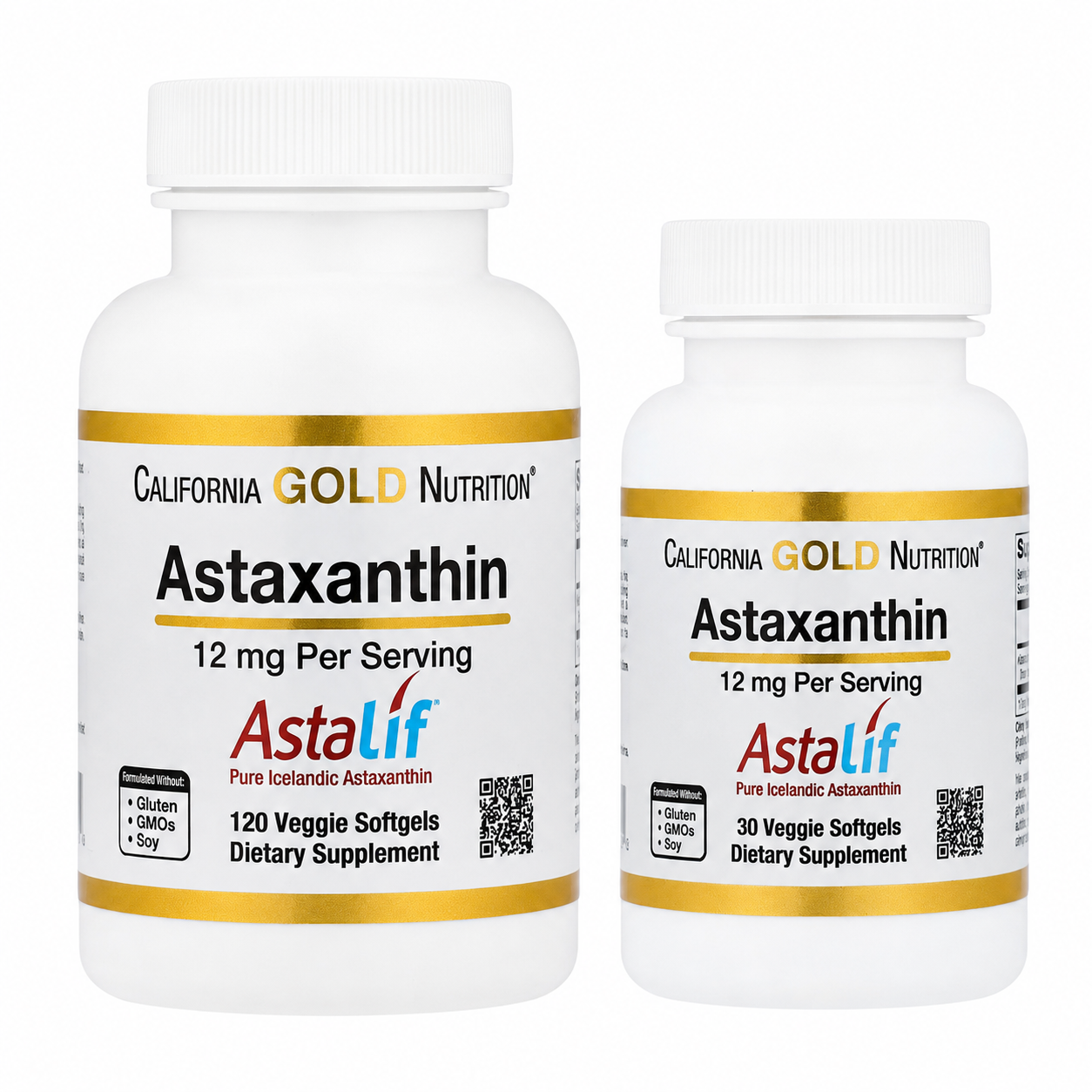 【iHerb】Califomia Gold Nutrition  AstaLif 全冰島 蝦青素 蝦紅素 12mg 30/120粒