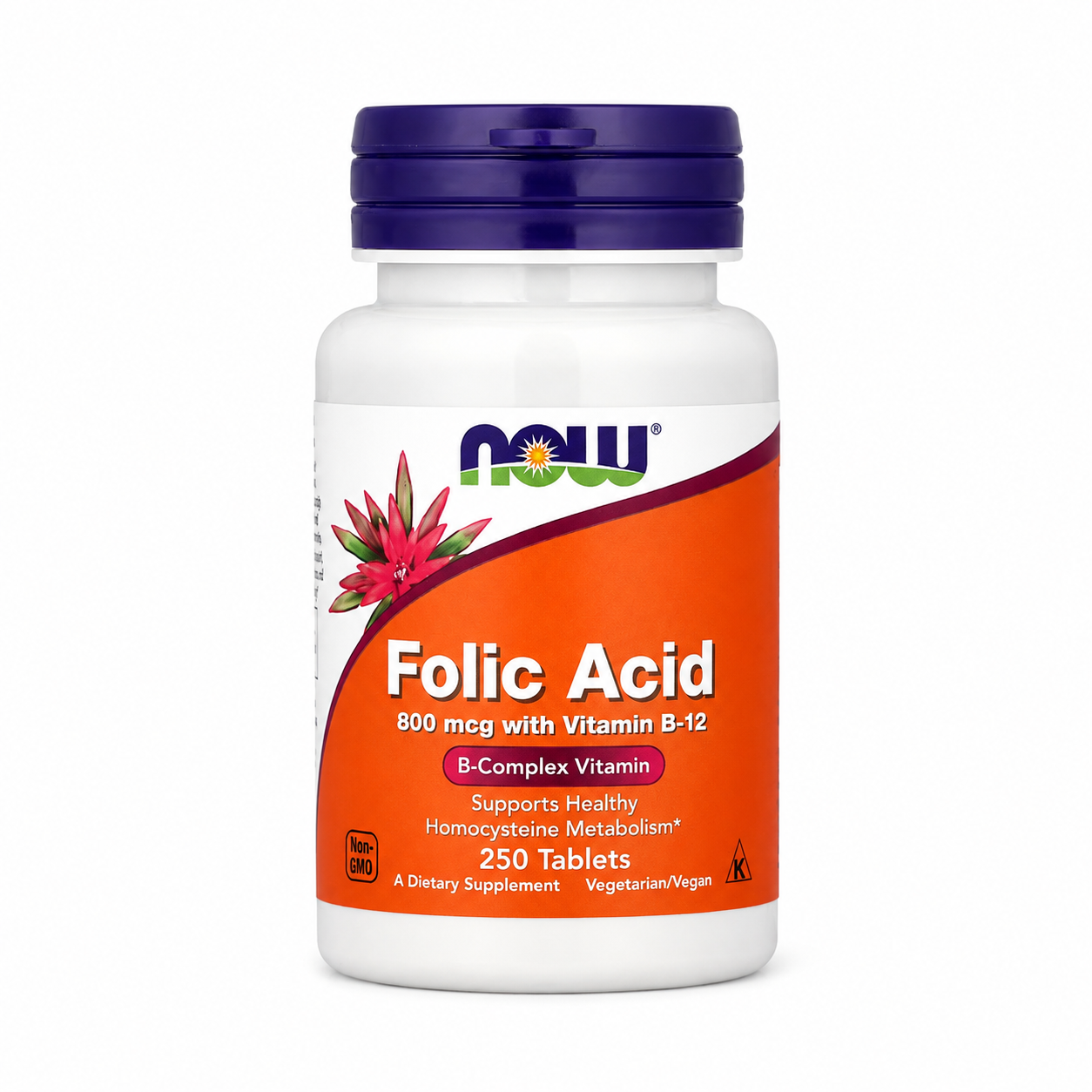 【iHerb】NOW Foods 葉酸 Folic Acid 含維生素B12 800微克