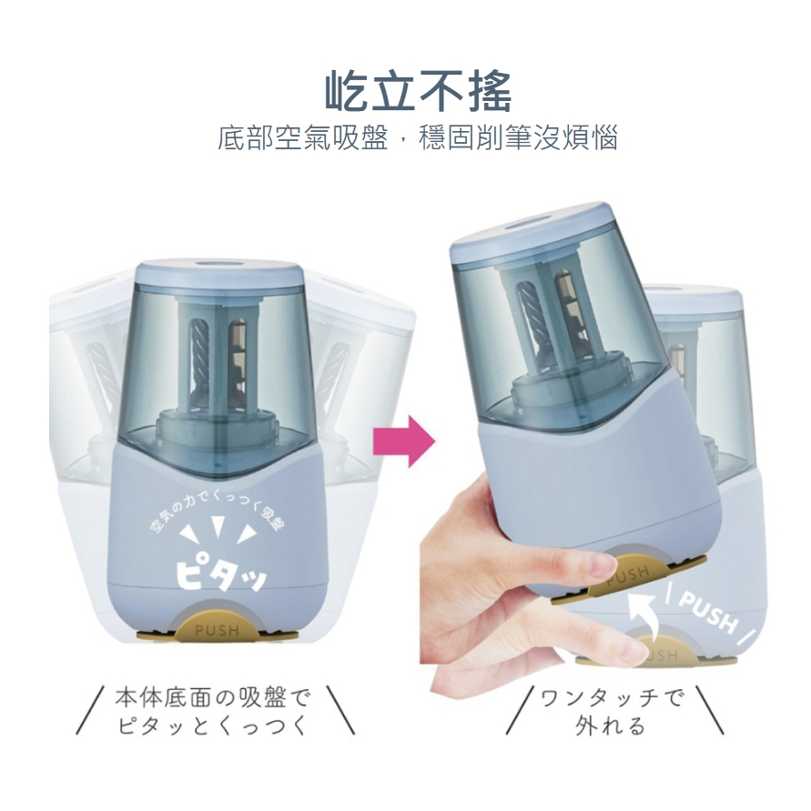 【樂森藥局】日本直送 Kutsuwa 充電式削鉛筆機