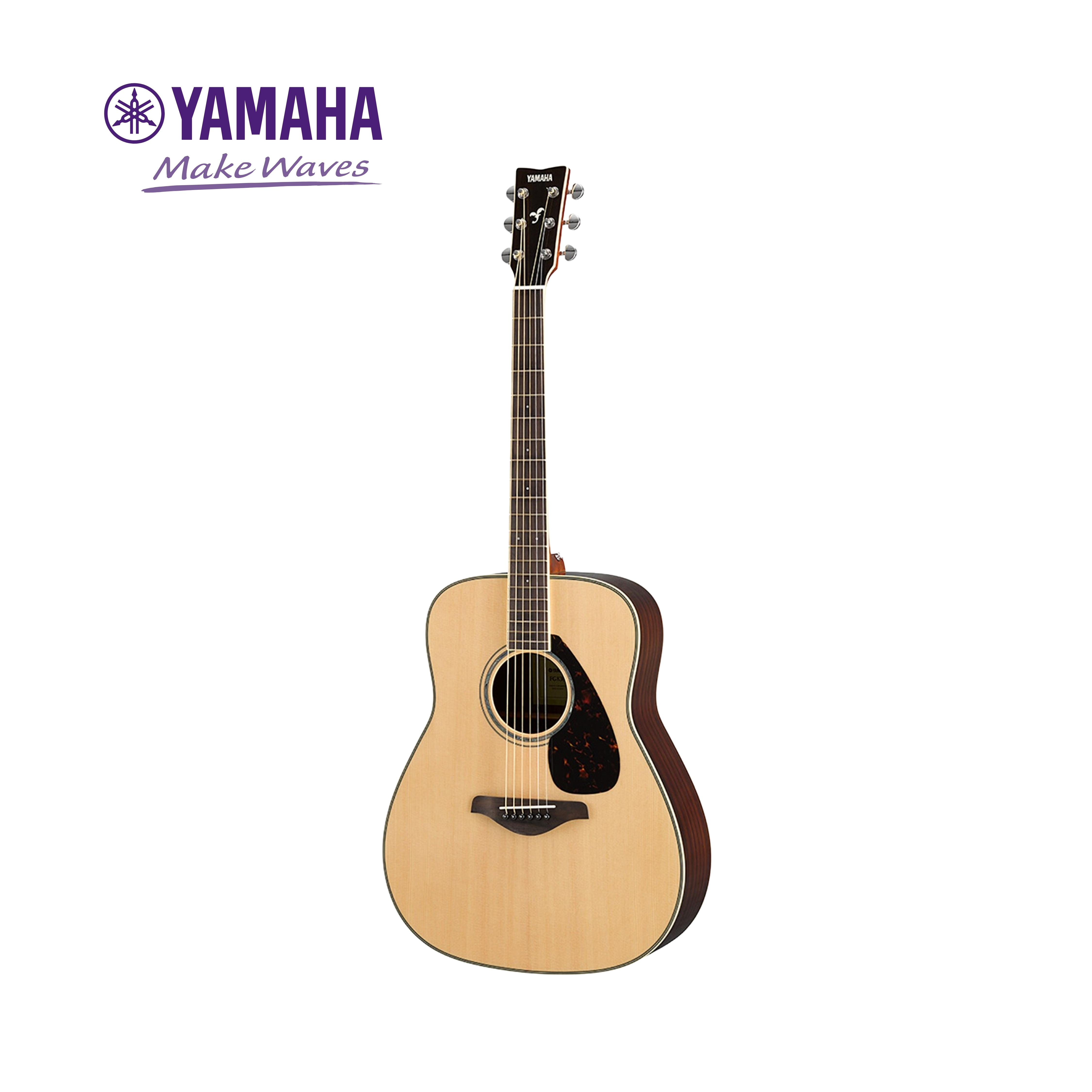 YAMAHA FG830 系列 雲杉木面單板 玫瑰木側背板 全新扇形音樑支撐設計 附原廠琴袋