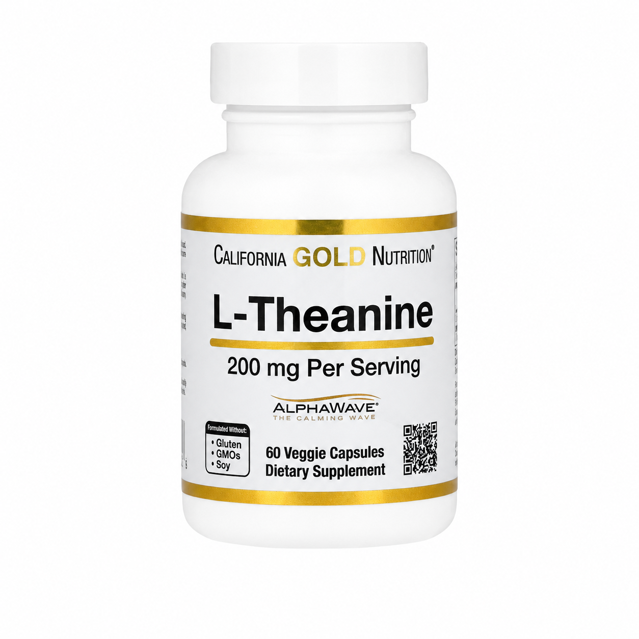 【iHerb】Califomia Gold Nutrition L-Theanine 左旋 茶胺酸 茶氨酸 200mg