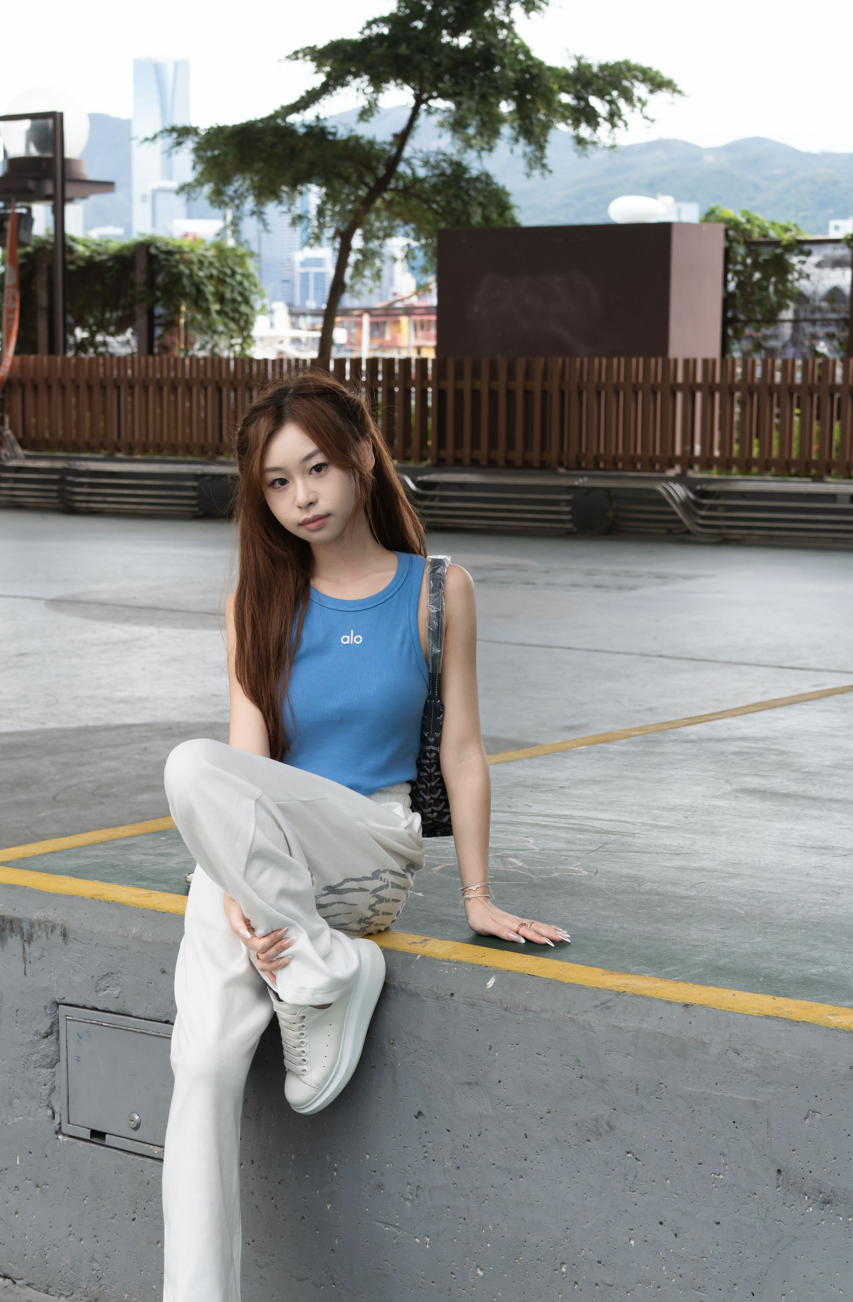 Alo Yoga Aspire Tank Blue