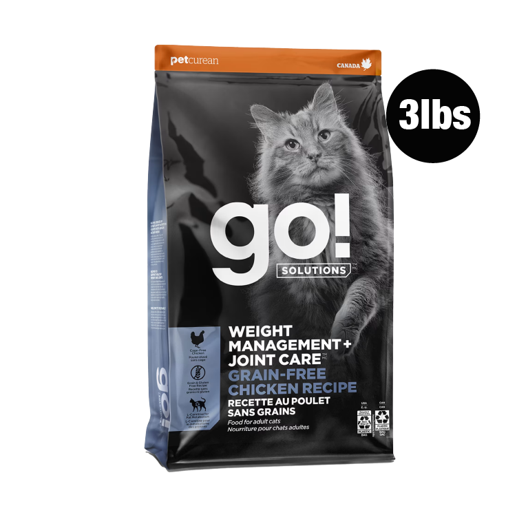 Go! Solutions 關節減重系列無穀物雞肉貓糧配方 3lbs