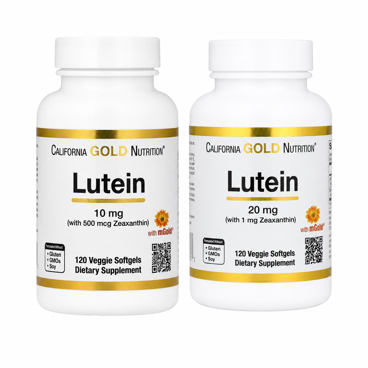 【iHerb】Califomia Gold Nutrition Litein+Zeaxanthin 葉黃素 玉米黃質 10mg 120粒/20mg 120粒