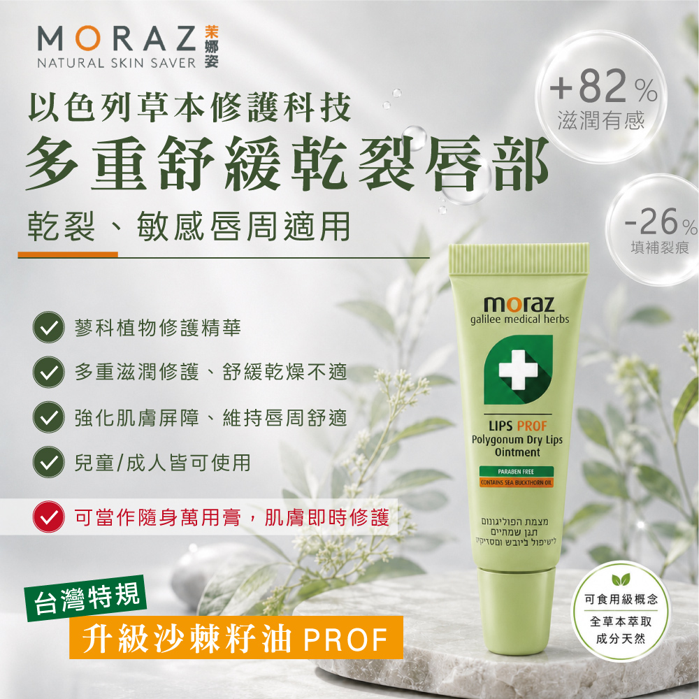 MORAZ 茉娜姿 |(專業版)護唇膏買二送一萬用組