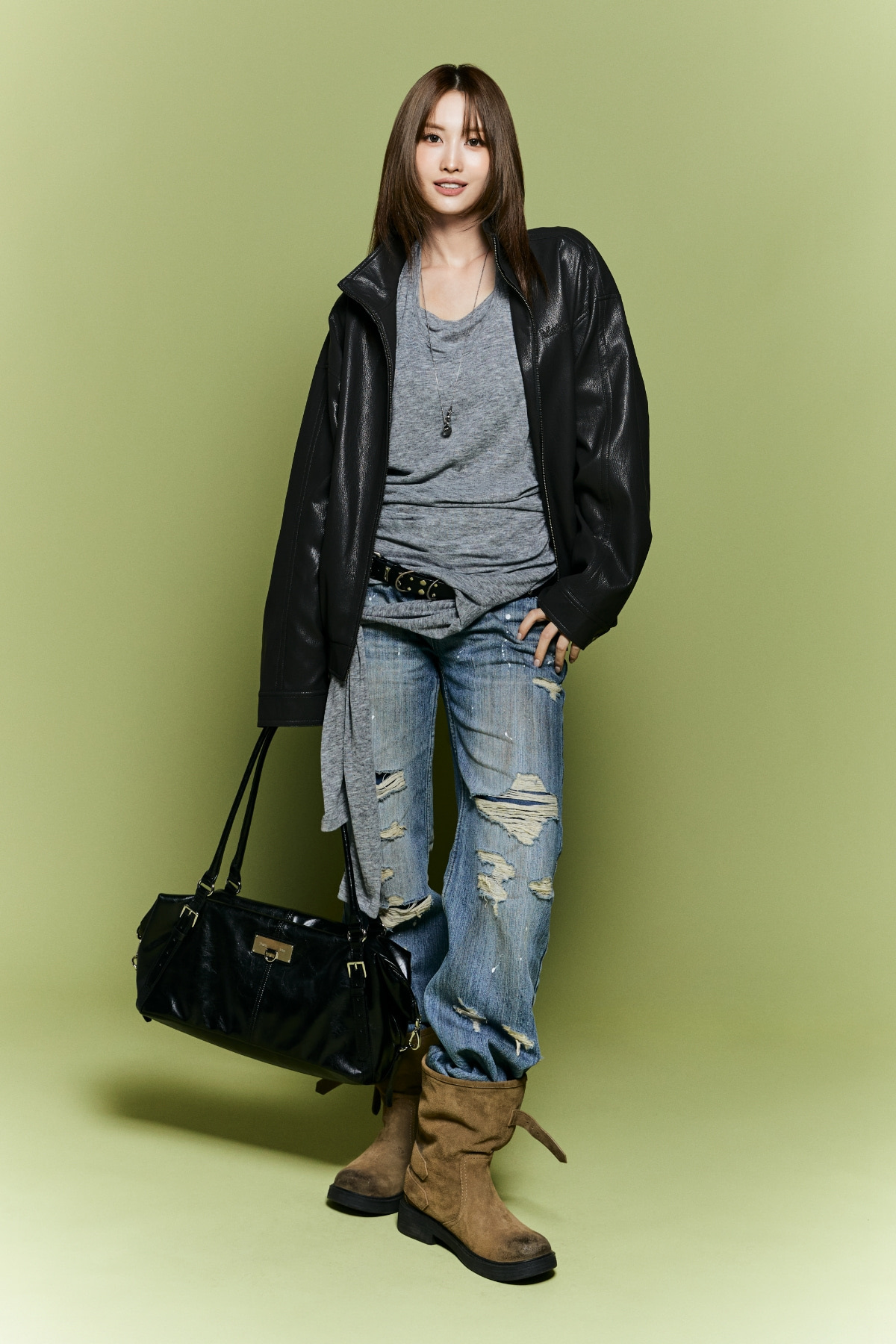 【隨時截單！品牌新品限時7折優惠預訂】MATIN KIM MATIN SOFT FORM BOWLING BAG（2色）