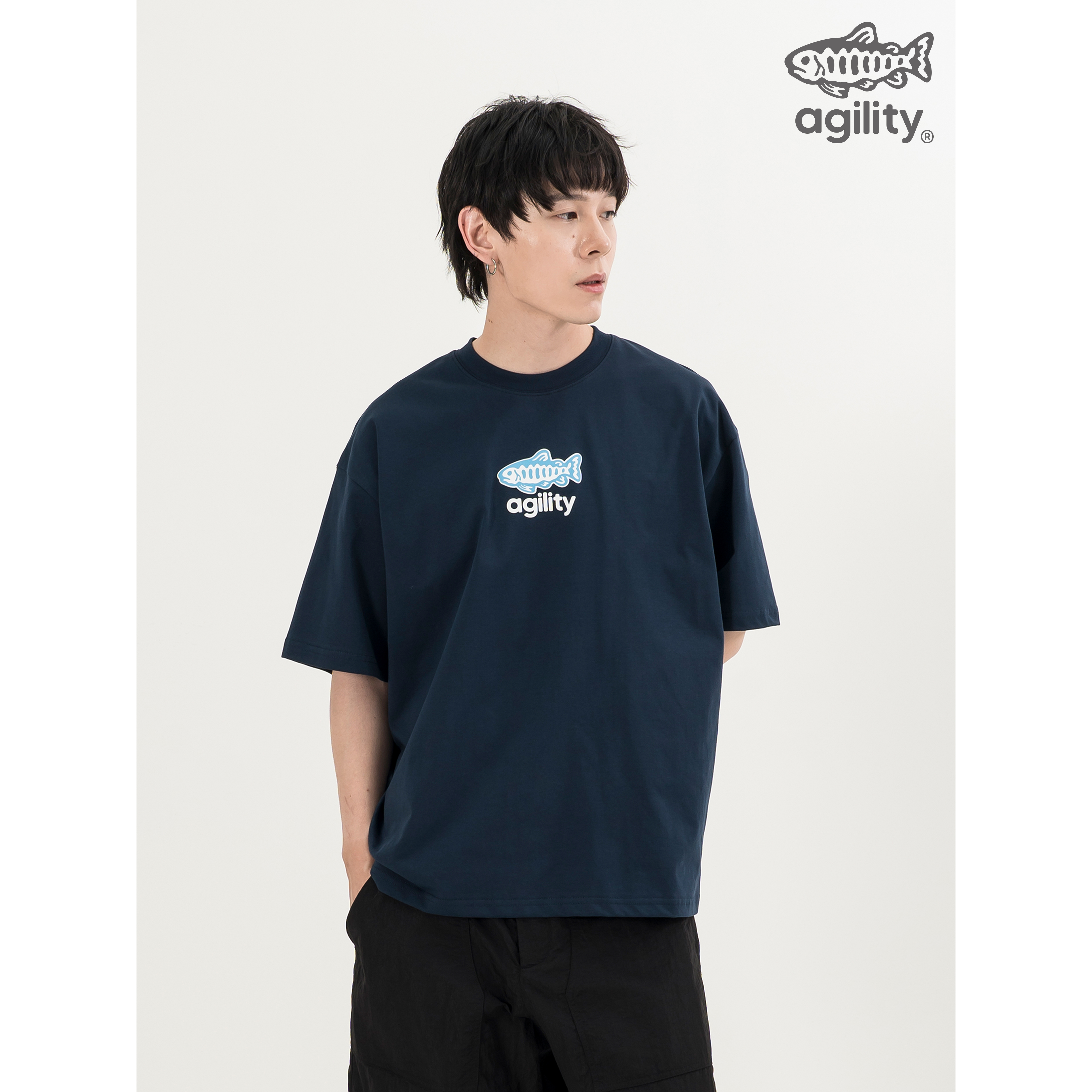 AGILITY CREW SP Logo Tee / 簡化鮭魚 短袖Tee [SPT-A]
