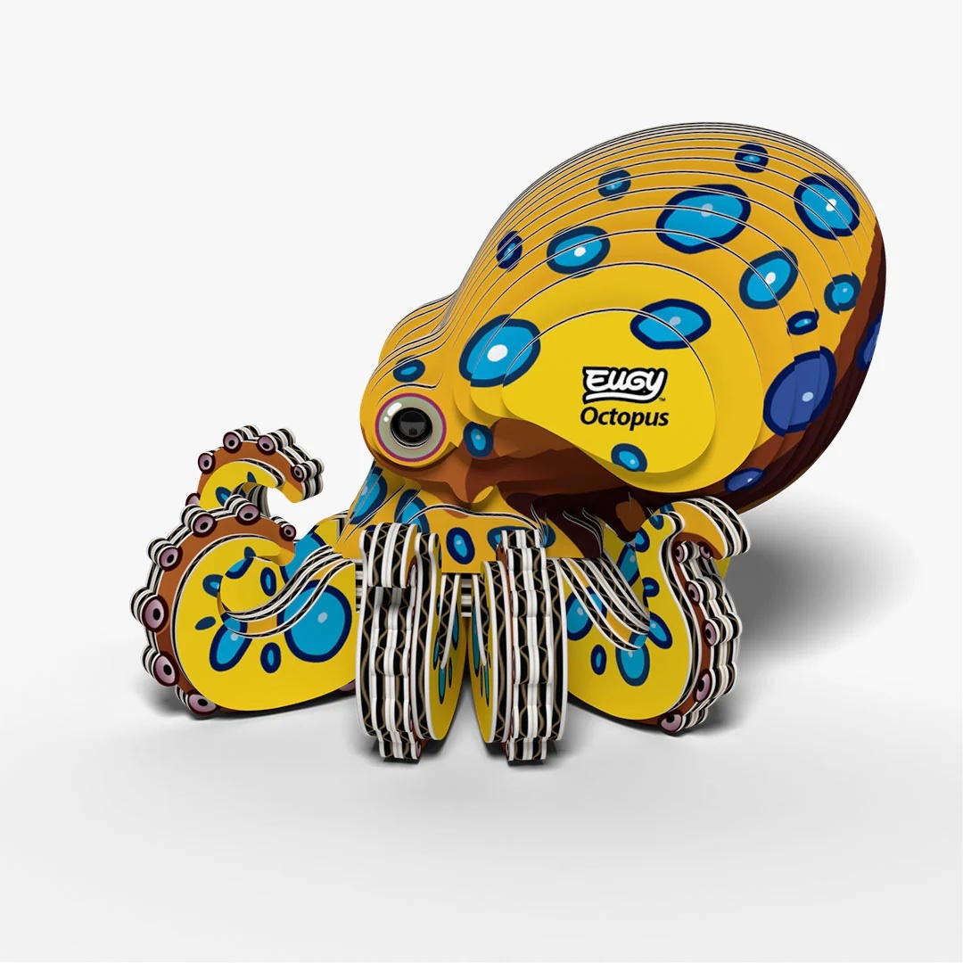 EUGY 3D Cardboard Kit Set Model - 147 Octopus