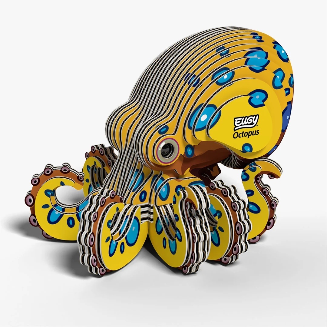 EUGY 3D Cardboard Kit Set Model - 147 Octopus