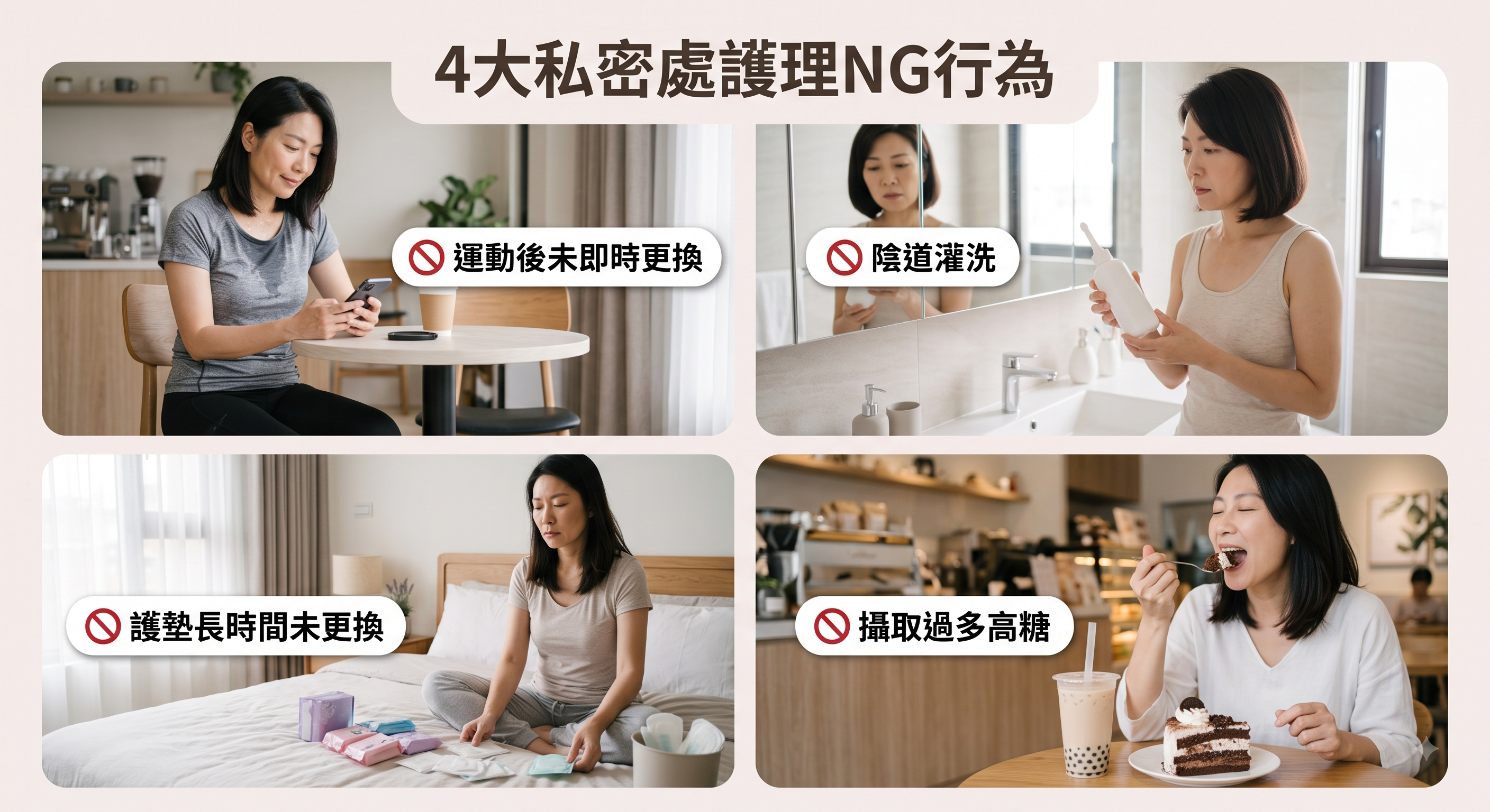 避開4大私密處護理NG行為