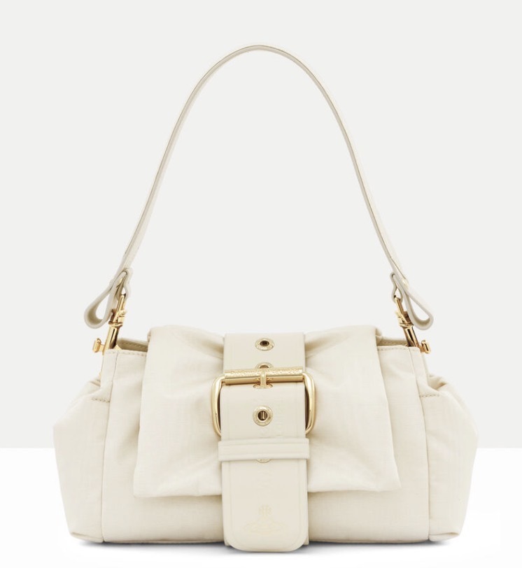 【2色入】Vivienne Westwood Hazel Treasure handbag 尼龍 金扣 腋下袋